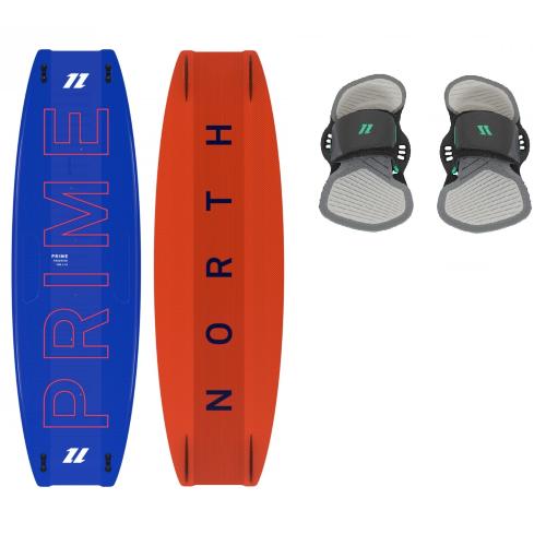 TAVOLA KITESURF TWINTIP 44X148 NORTH PRIME 2020 NEW + STRAPS