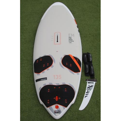 TAVOLA WINDSURF 135 RRD FIREMOVE E-TECH Y27 2024 USED foilbox + NOSE PROTECTOR