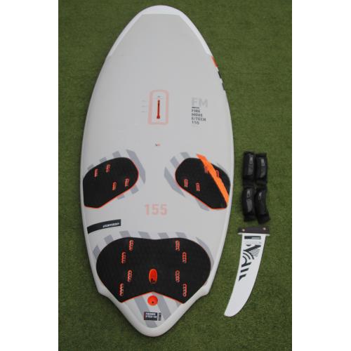 TAVOLA WINDSURF 155 RRD FIREMOVE E-TECH Y27 USED foilbox + NOSE PROTECTOR