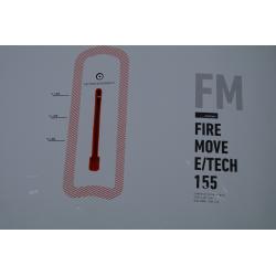 TAVOLA WINDSURF 155 RRD FIREMOVE E-TECH Y27 USED foilbox + NOSE PROTECTOR