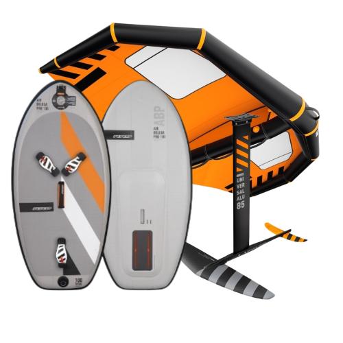 WINGFOIL PACKAGE 100 AIRBELUGA PRO+1400 DYNAMIC SW STANDARD MAST 85 Y26 + 4.5 EVO WING Y26 NEW