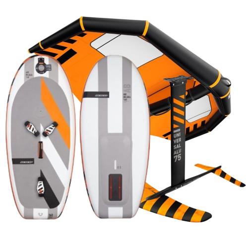 WINGFOIL PACKAGE 160 AIRBELUGA Y27+1600 UNIVERSAL SWK STANDARD MAST 75 + 5.5 EVO WING Y26 NEW